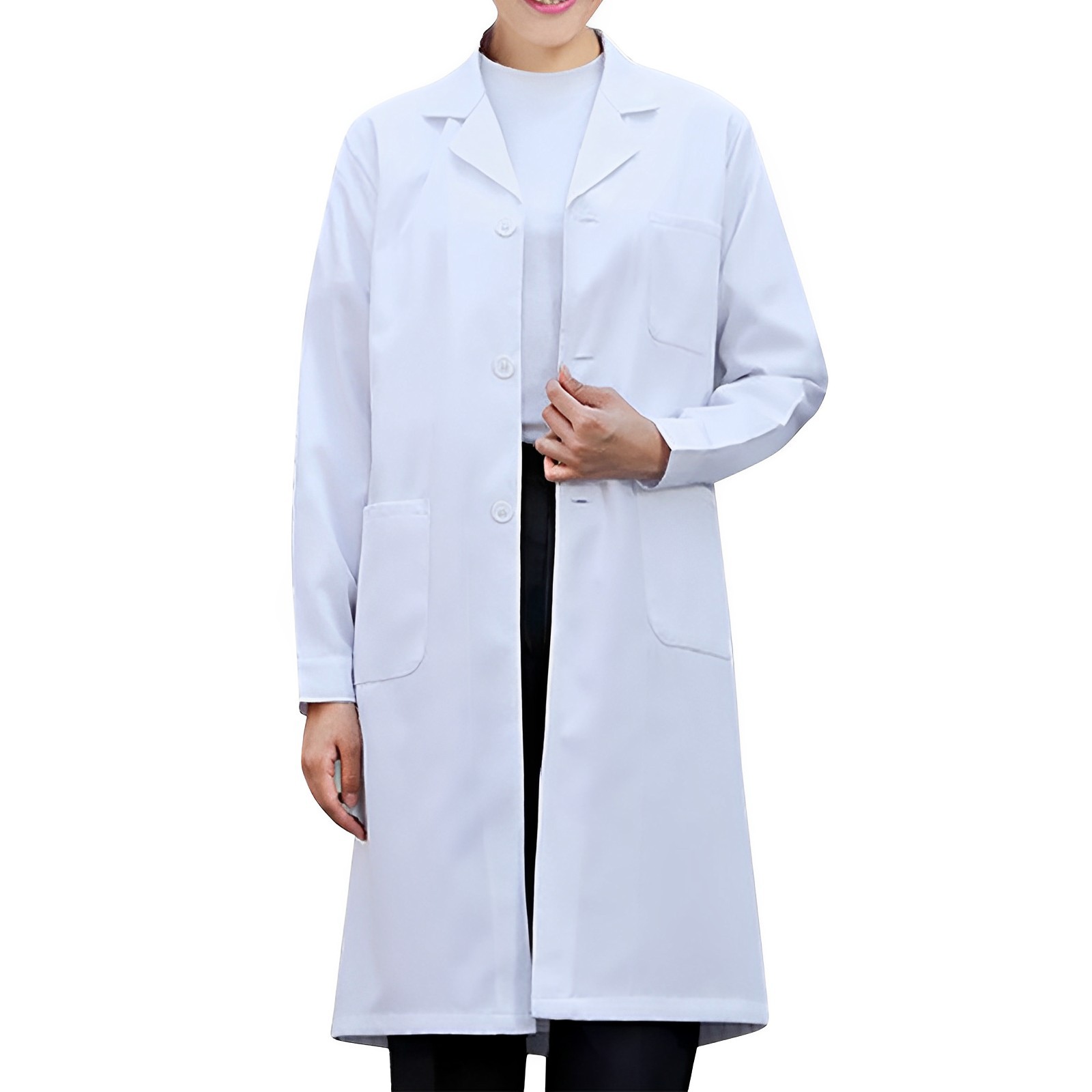 Lab Coat Medical - Bata de laboratorio blanca para mujeres,