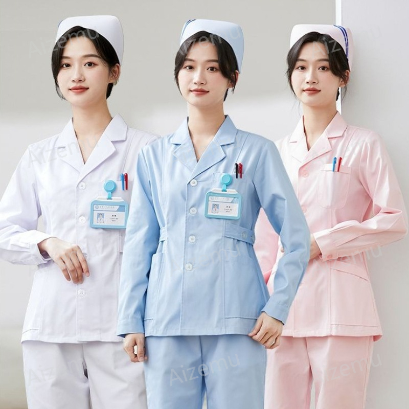 Lab Coat Medical - Nuevo uniforme de enfermera blanco de