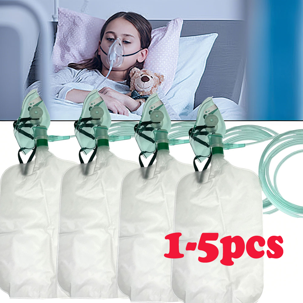 Oxygen Mask Non-Rebreather - 1-5 uds máscara de oxígeno sin