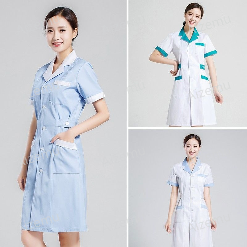 Lab Coat Medical - Uniforme Unisex de Manga Corta para