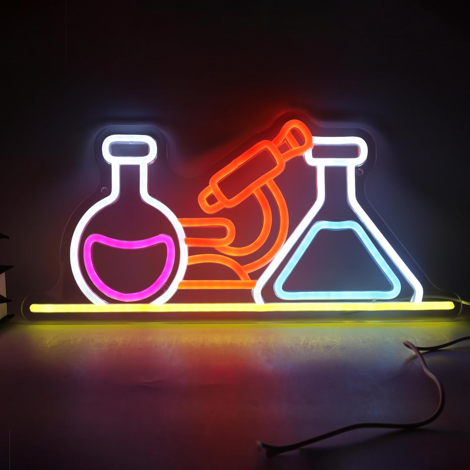 Medical Lab Study - Letrero Luminoso LED de Neón con