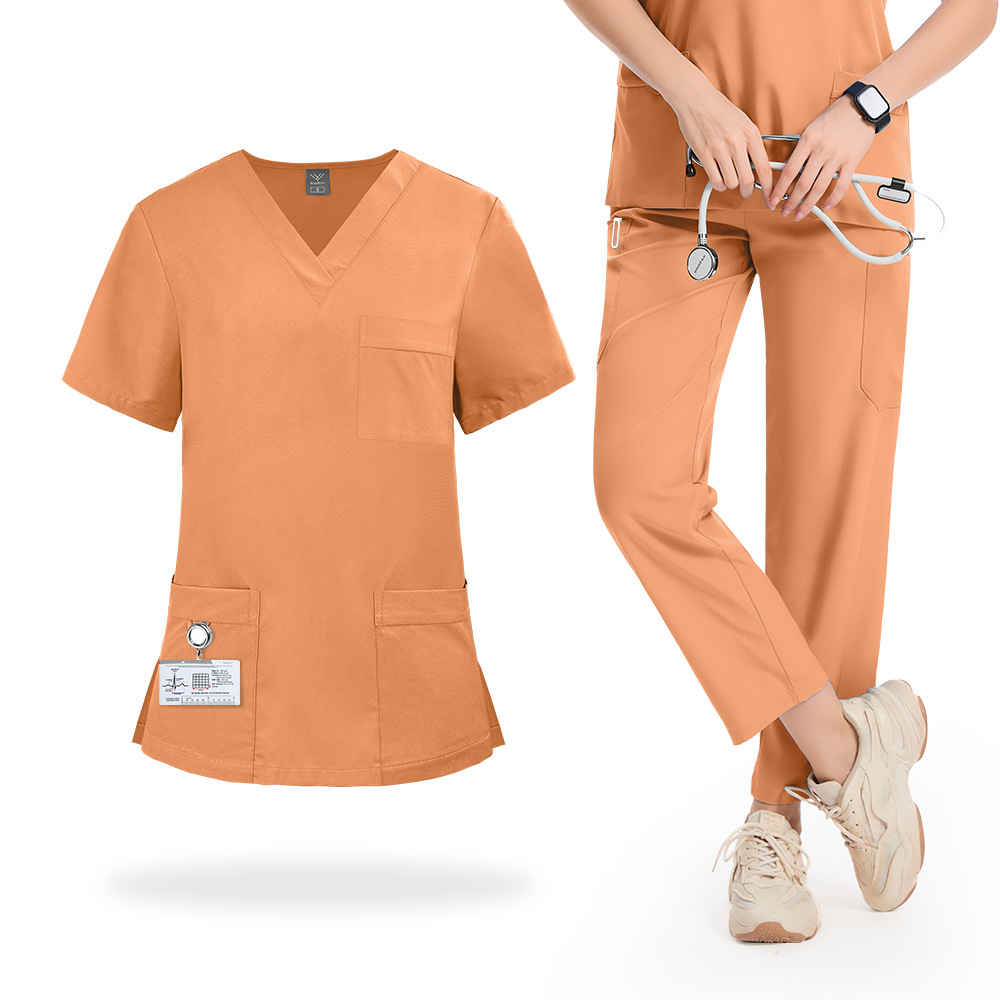 Lab Coat Medical - Uniformes de Trabajo de Manga Corta