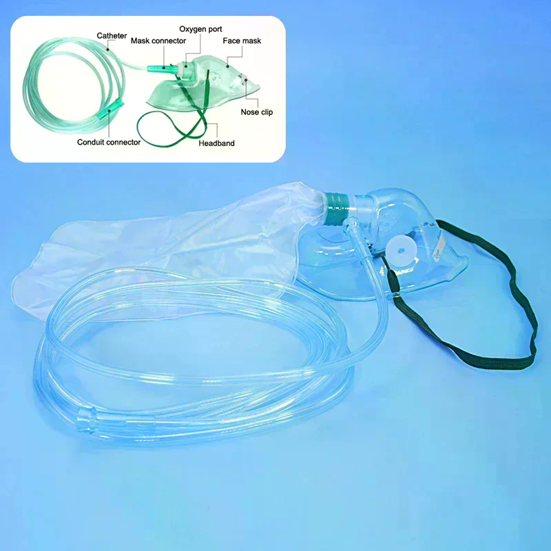 Mascarilla facial de oxígeno d - Oxygen Mask Non-Rebreather reseña y precio