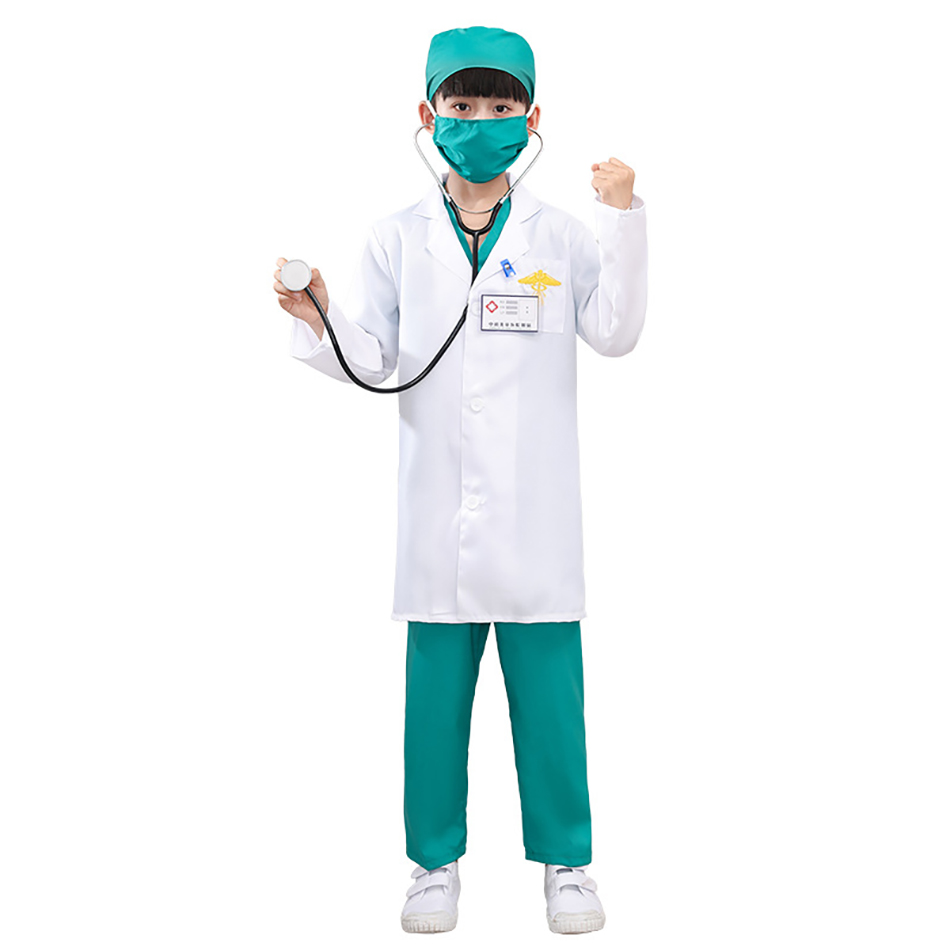 Uniformes médicos cómodos blan - Lab Coat Medical reseña y precio