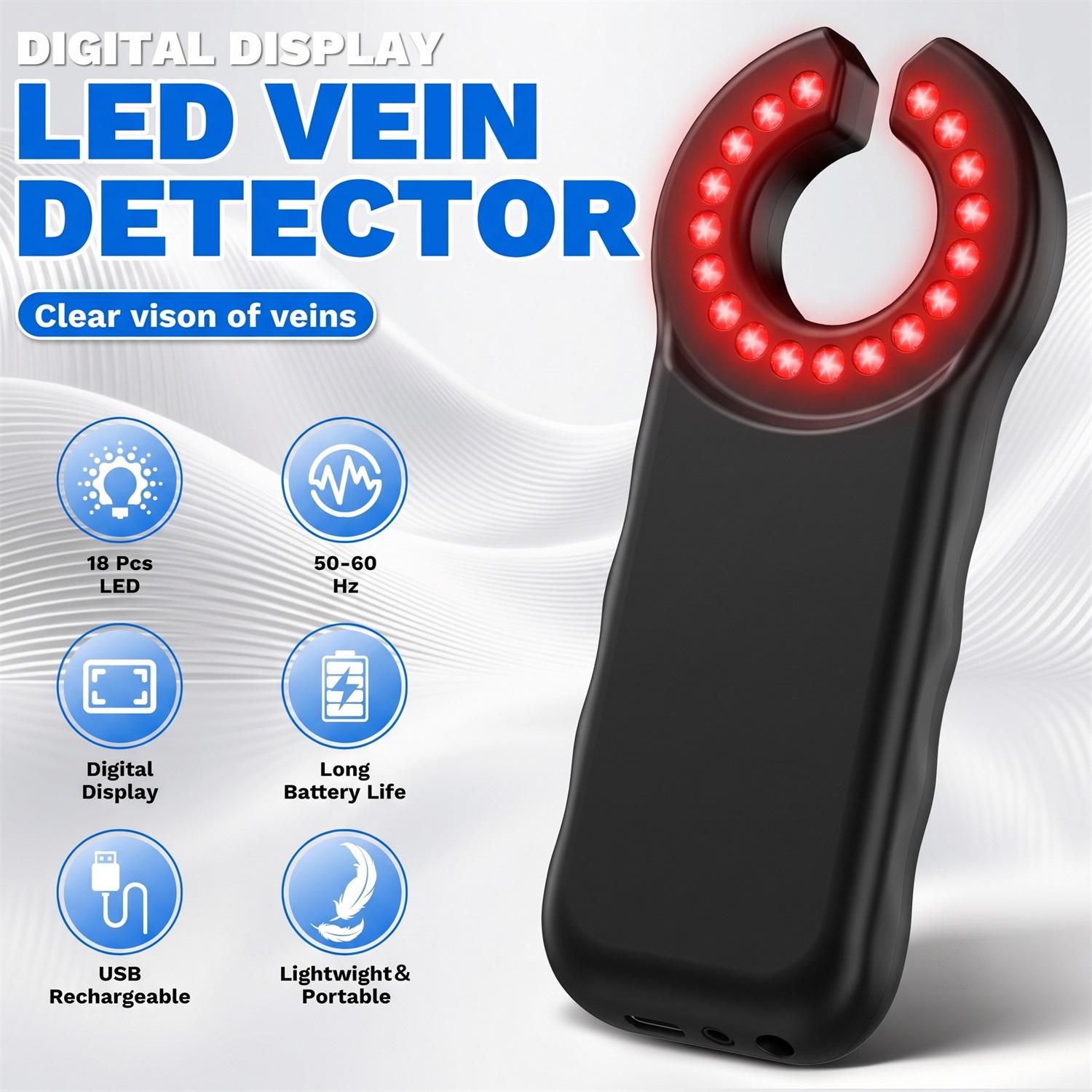 Localizador de Venas USB con E - Medical Lab Machines reseña y precio