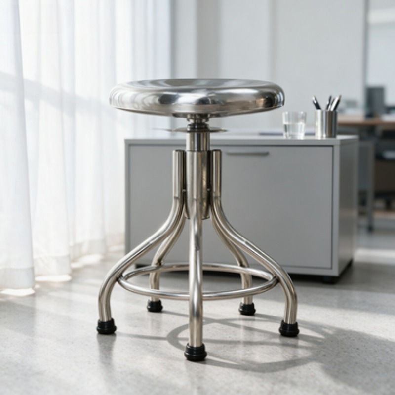 Taburete Giratorio Redondo de  - Medical Lab Chair reseña y precio