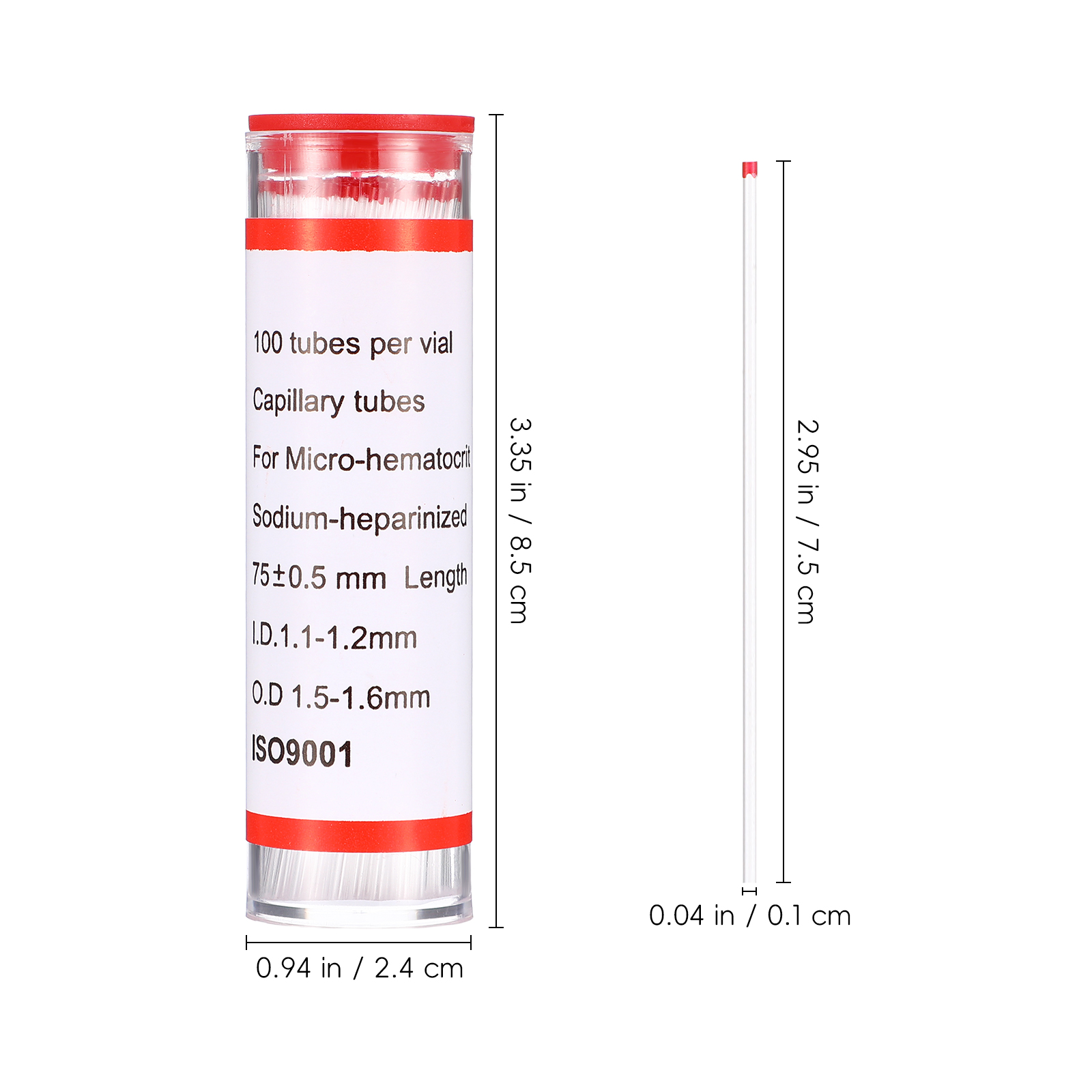 Tubo capilar de vidrio de 75mm - Medical Lab Youtube reseña y precio