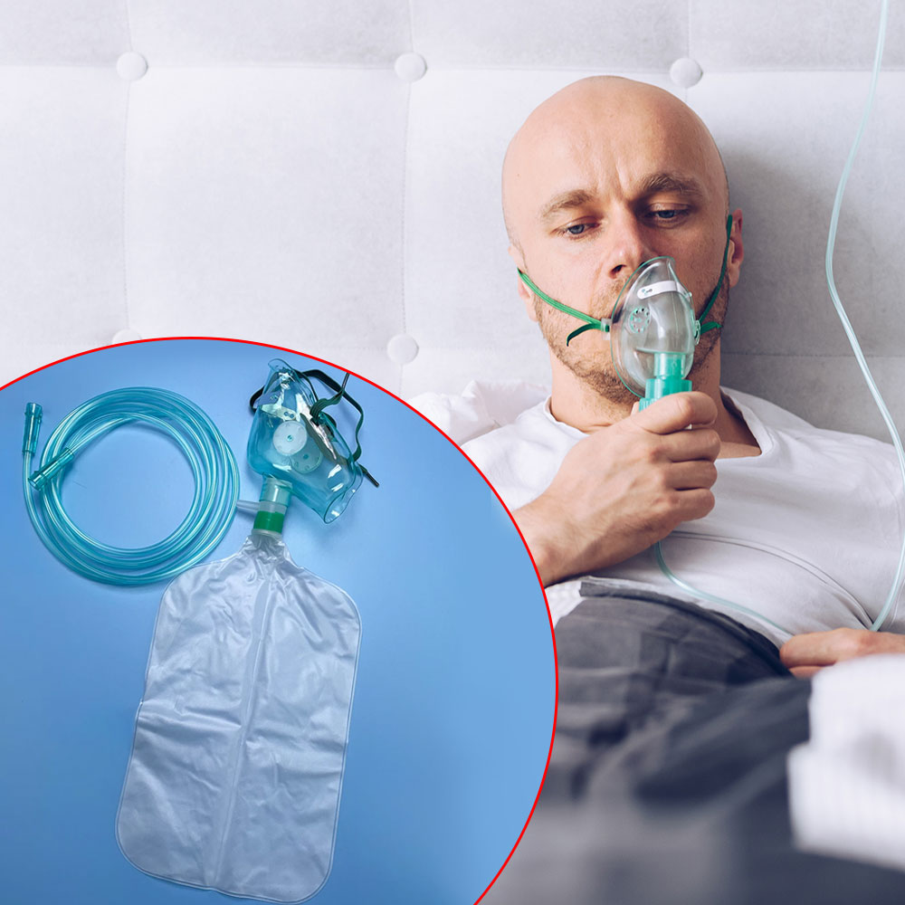 1-5 uds máscara de oxígeno sin - Oxygen Mask Non-Rebreather reseña y precio