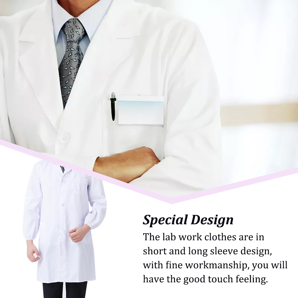 Abrigo de laboratorio de manga - Lab Coat Medical reseña y precio