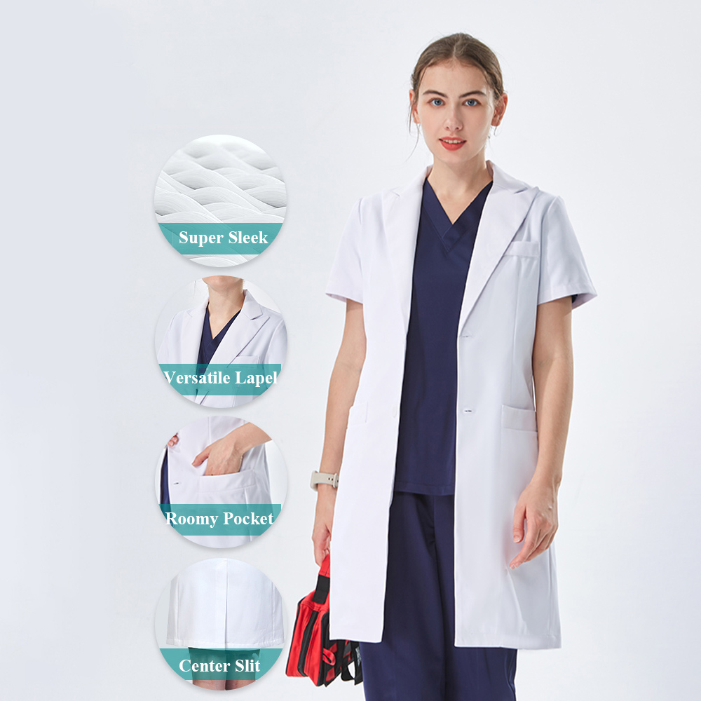 Bata de Laboratorio Blanca con - Lab Coat Medical reseña y precio